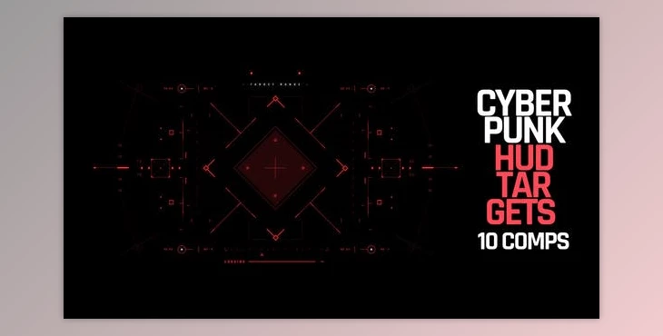 Download HUD Cyberpunk Targets (Videohive 39867138) - AE Project