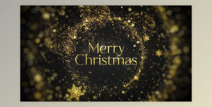 Download Golden Christmas Intro (Videohive 41796845) - AE Project