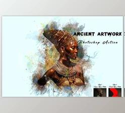 Download Ancient Artwork Photoshop Action