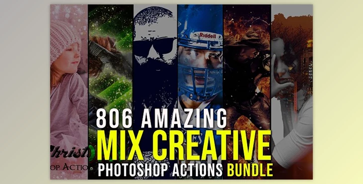 Download 806 Creative Photoshop Action Bundle CreativeMarket - 6855321