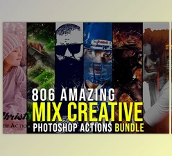 Download 806 Creative Photoshop Action Bundle CreativeMarket - 6855321