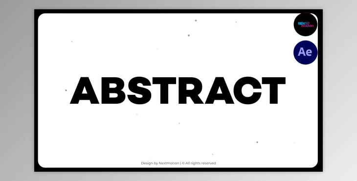 Download Minimal Abstract Intro (Videohive 39726605) - AE Project