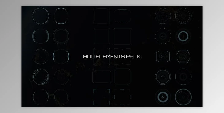 Download HUD Elements Pack (Videohive 39763575) - AE Project