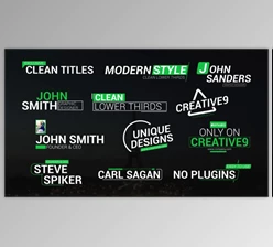 Download Clean Lower Third Titles (Videohive 39762860) - AE Project