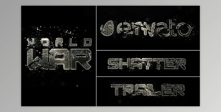 Download Action Shatter Trailer (Videohive 26422664) - AE Project