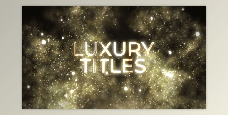 Download Luxury Magic Gold TItles (Videohive 41818787) - AE Project