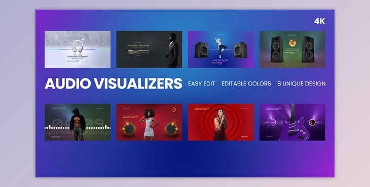 Download Audio Visualizers (Videohive 40570770) - AE Project