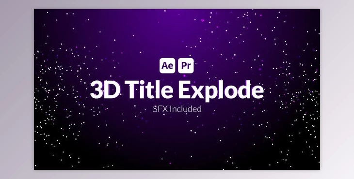 Download 3D Title Explode (Videohive 39694346) - AE Project