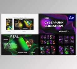 Download Cyberpunk Glitch Slideshow for After Effects (Videohive 41893975) - AE Project