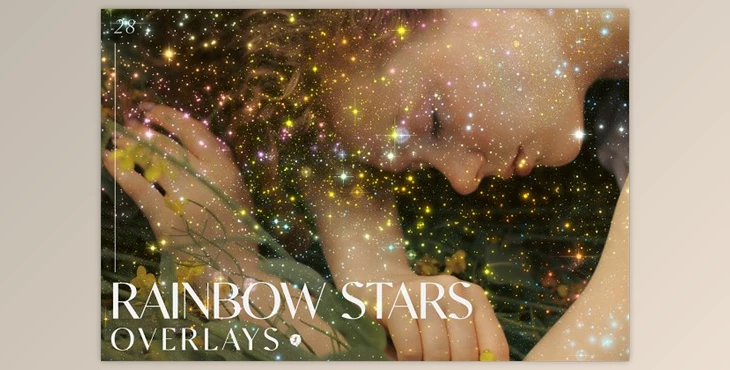 Download Rainbow Stars Overlays Creativemarket - 10906672