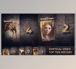 Download Top 10 History Vertical Video (Videohive 42008296) - AE Project