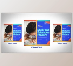 Download Education Promo Slideshow Instagram Post 1080×1080 (Videohive 39656022) - AE Project
