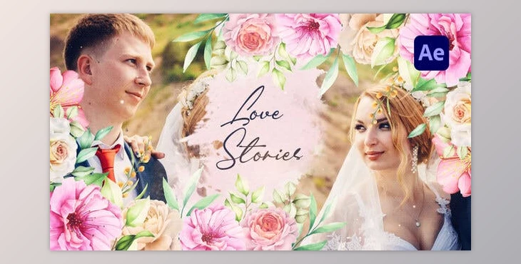 Download Floral Wedding Slideshow (Videohive 41016586) - AE Project