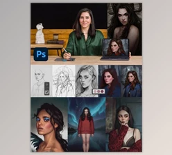 Download Domestika – Digital Painting of Characters in Photoshop