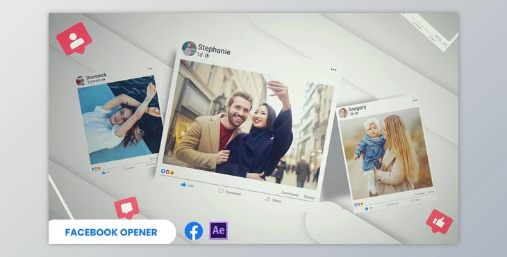 Download Facebook Opener (Videohive 40768367) - AE Project