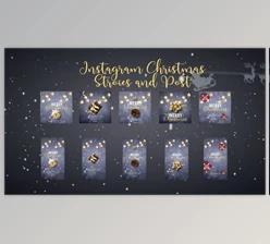 Download Christmas instagram stories and post (Videohive 41810617) - AE Project