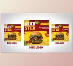 Download Restauraunt Menu Instagram Post 1080×1080 (Videohive 39555837) - AE Project