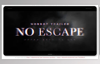 Download No <span class='badge badge-warning'>Escape</span> – Horror Trailer (Videohive 42098604) - AE Project