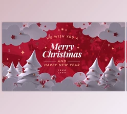 Download Christmas Greeting Paper Cutout (Videohive 42180709) - AE Project