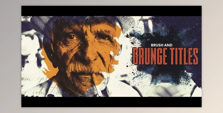 Download Brush and Grunge Opening Titles (Videohive 35063026) - AE Project