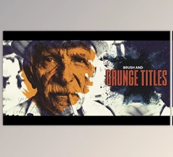 Download Brush and Grunge Opening Titles (Videohive 35063026) - AE Project