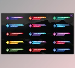 Download Colorful Social Media Lower Thirds (Videohive 40069925) - AE Project