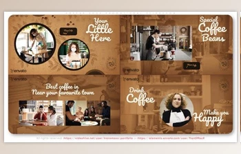 Download <span class='badge badge-warning'>Coffee</span> Shop Promotional Slideshow (Videohive 40200233) - AE Project