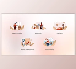 Download Creative work – Cartoon card illustration (Videohive 40223216) - AE Project