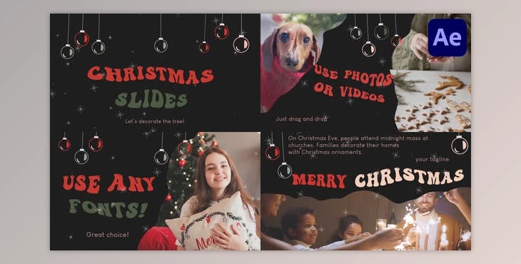 Download Christmas Greeting Scenes for After Effects (Videohive 42153461) - AE Project