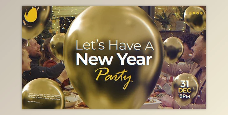 Download Lets Have A New Year Party (Videohive 42110269) - AE Project