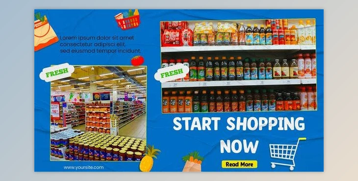 Download Super Market Slideshow (Videohive 42120945) - AE Project