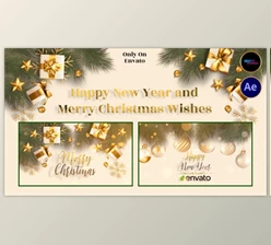Download Happy New Year and Merry Christmas Wishes (Videohive 40871089) - AE Project
