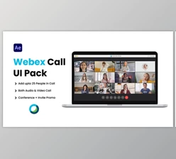 Download Webex Video Conference UI Pack (Videohive 42143120) - AE Project