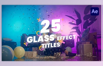 Download 25 <span class='badge badge-warning'>Glass</span> Titles (Videohive 42239254) - AE Project