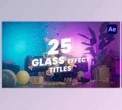 Download 25 Glass Titles (Videohive 42239254) - AE Project
