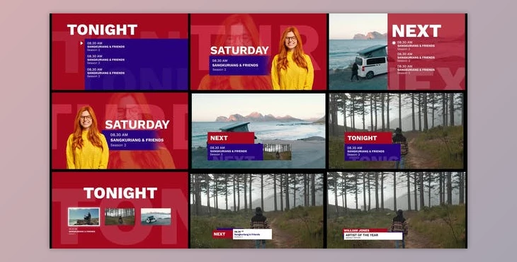 Download Simple Clean Flat Minimalist Broadcast Package (Videohive 38576073) - AE Project