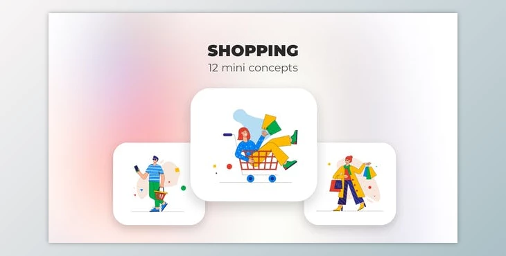 Download Shopping – Mini concepts (Videohive 39947921) - AE Project