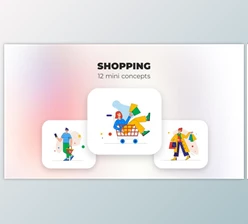 Download Shopping – Mini concepts (Videohive 39947921) - AE Project