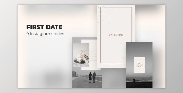 Download First date – Instagram stories (Videohive 39984821) - AE Project