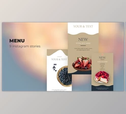 Download Menu – Instagram stories (Videohive 39985107) - AE Project