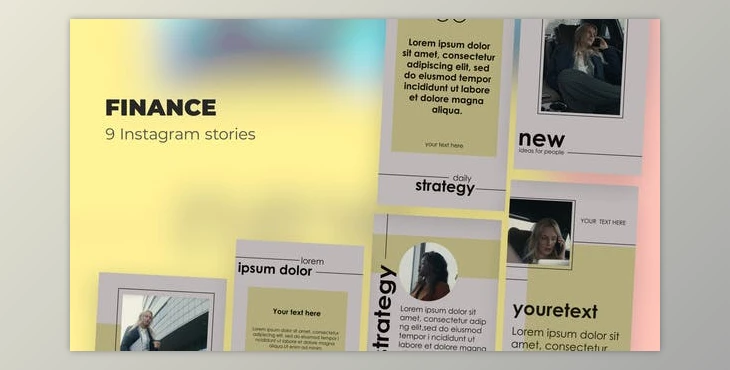 Download Finance – Instagram stories (Videohive 39984787) - AE Project
