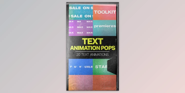 Download Tropic Colour TEXT ANIMATION POPS