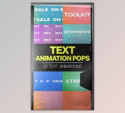 Download Tropic Colour TEXT ANIMATION POPS