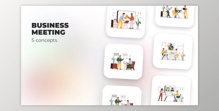Download Business meeting – Concepts (Videohive 39882220) - AE Project