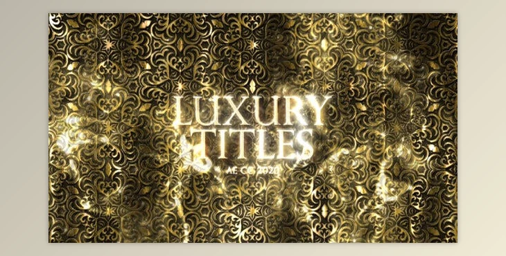 Download Luxury Gold Pattern Titles (Videohive 42347355) - AE Project