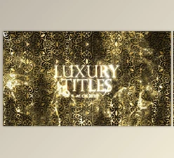 Download Luxury Gold Pattern Titles (Videohive 42347355) - AE Project