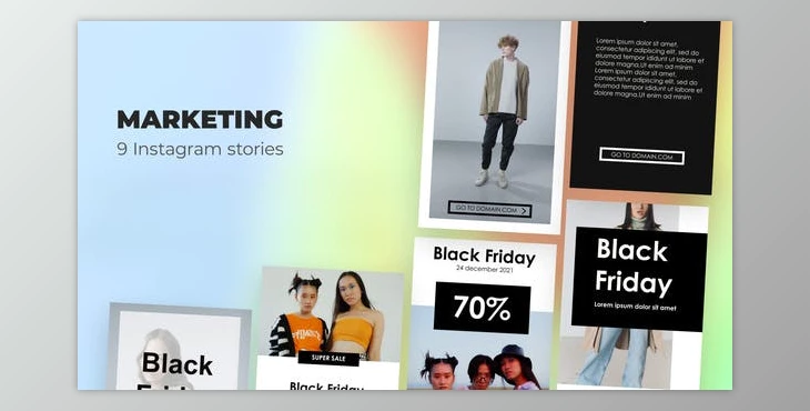 Download Marketing – Instagram stories (Videohive 39984983) - AE Project