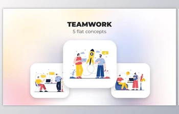 Download Teamwork – <span class='badge badge-warning'>Flat</span> <span class='badge badge-warning'>concepts</span> (<span class='badge badge-warning'>Videohive</span> 39948132) - AE <span class='badge badge-warning'>Project</span>