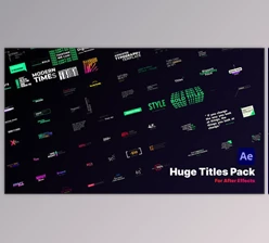 Download Huge Title Pack (Videohive 39436515) - AE Project