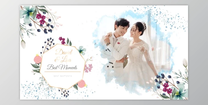 Download Ink Romantic Wedding Slideshow (Videohive 42479407) - AE Project